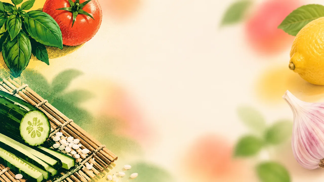 Softened food illustration framing a clear cream centre