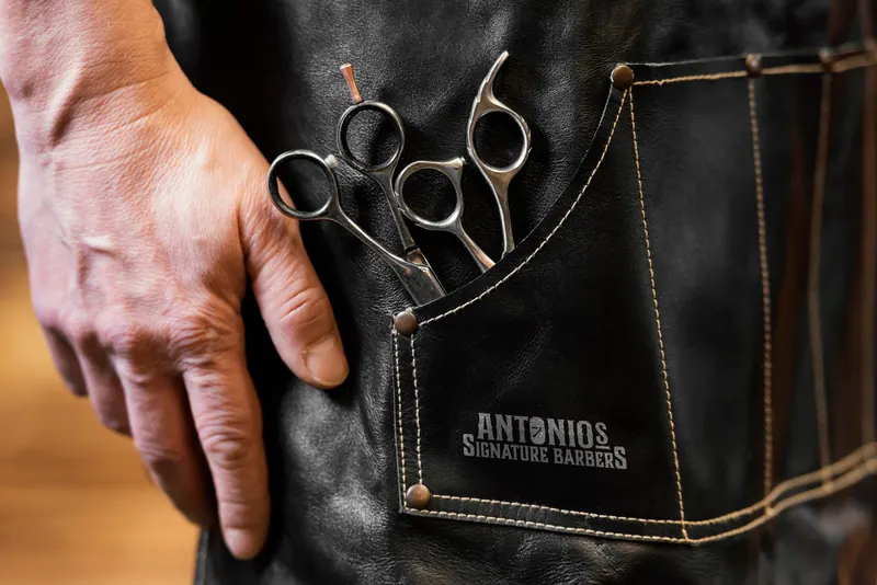 Antonio’s Prestige Barbers identity, application 2 of 13