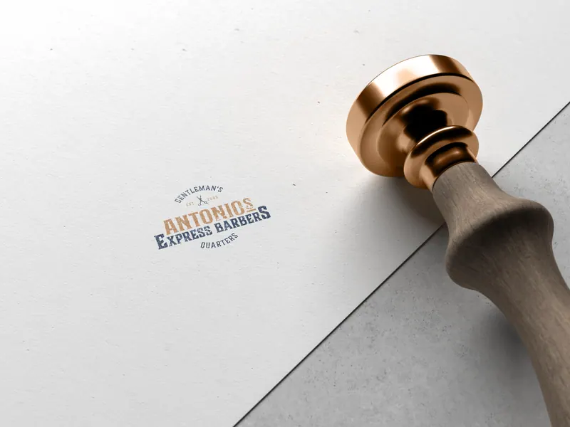 Antonio’s Prestige Barbers identity, application 11 of 13