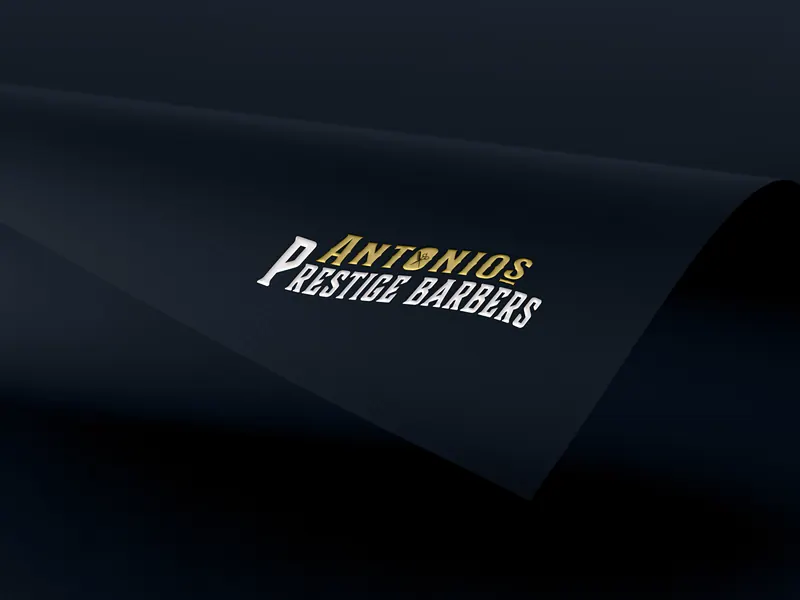 Antonio’s Prestige Barbers identity, application 12 of 13
