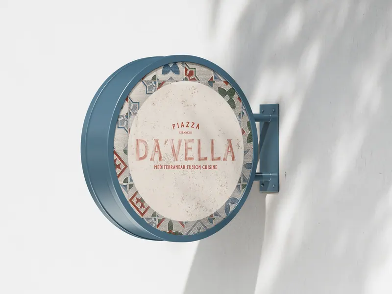 Piazza Da’Vella identity, application 3 of 19