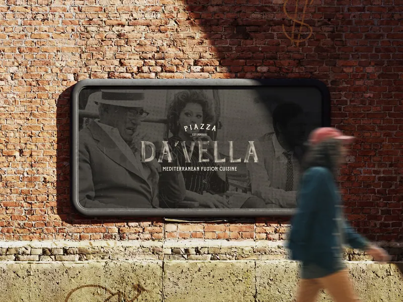 Piazza Da’Vella identity, application 4 of 19