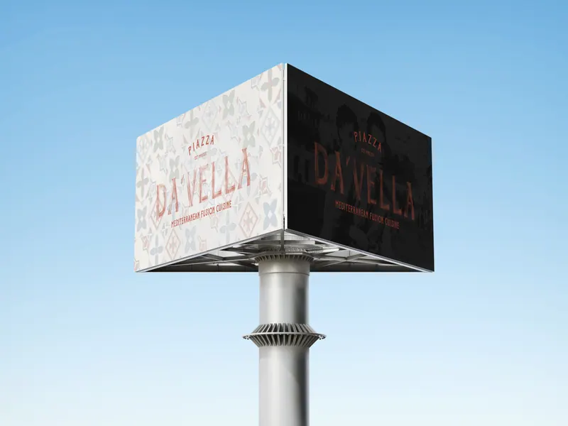 Piazza Da’Vella identity, application 8 of 19