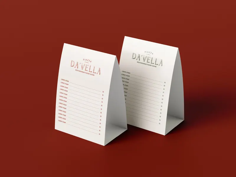 Piazza Da’Vella identity, application 19 of 19