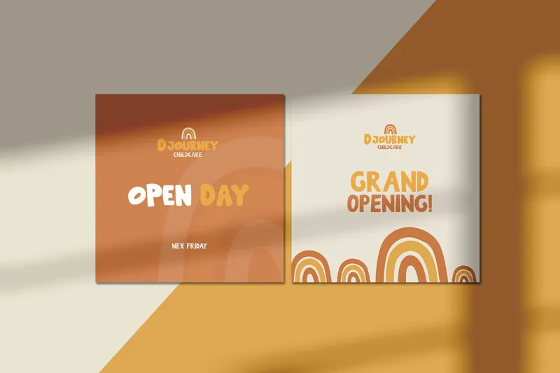Djourney Childcare identity, application 4 of 24