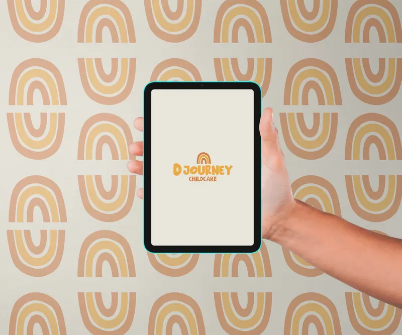 Djourney Childcare identity, application 2 of 24