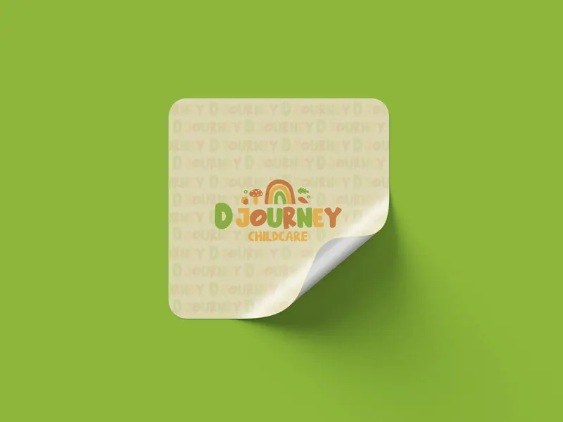 Djourney Childcare identity, application 3 of 24
