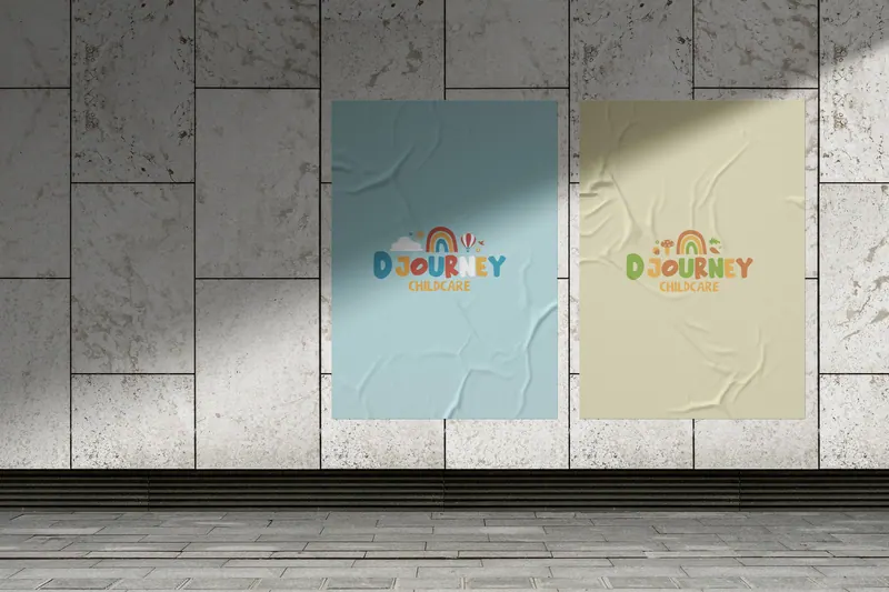 Djourney Childcare identity, application 14 of 24