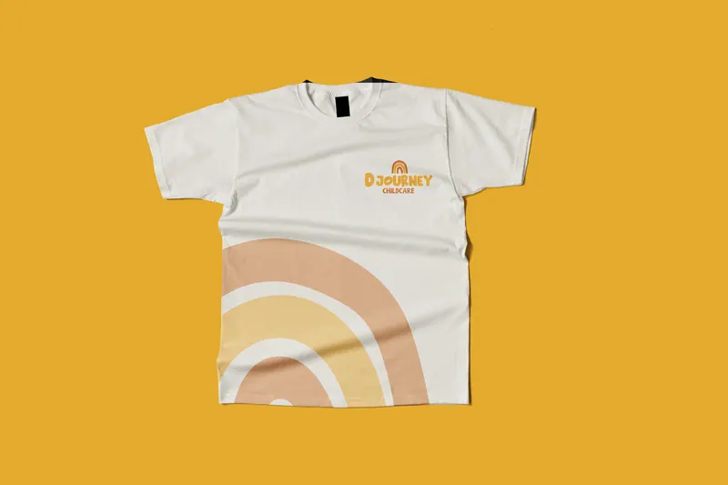 Djourney Childcare identity, application 19 of 24