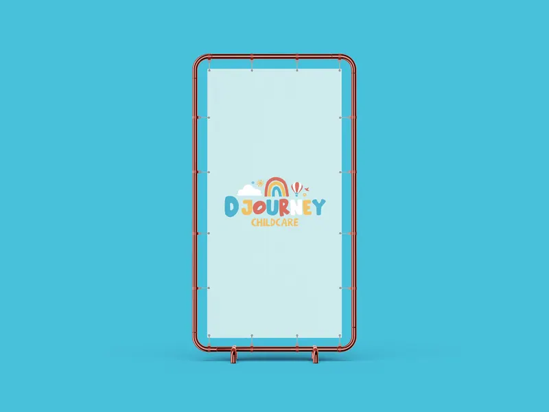 Djourney Childcare identity, application 23 of 24
