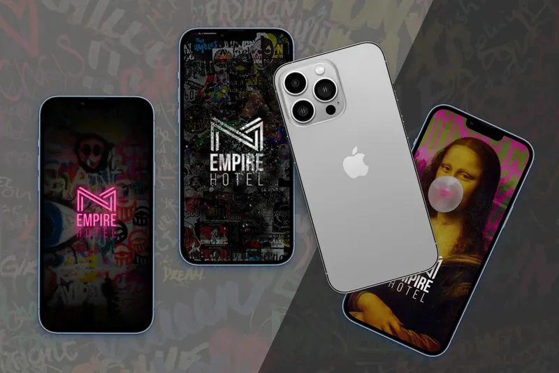 Empire Hotel identity, application 2 of 10