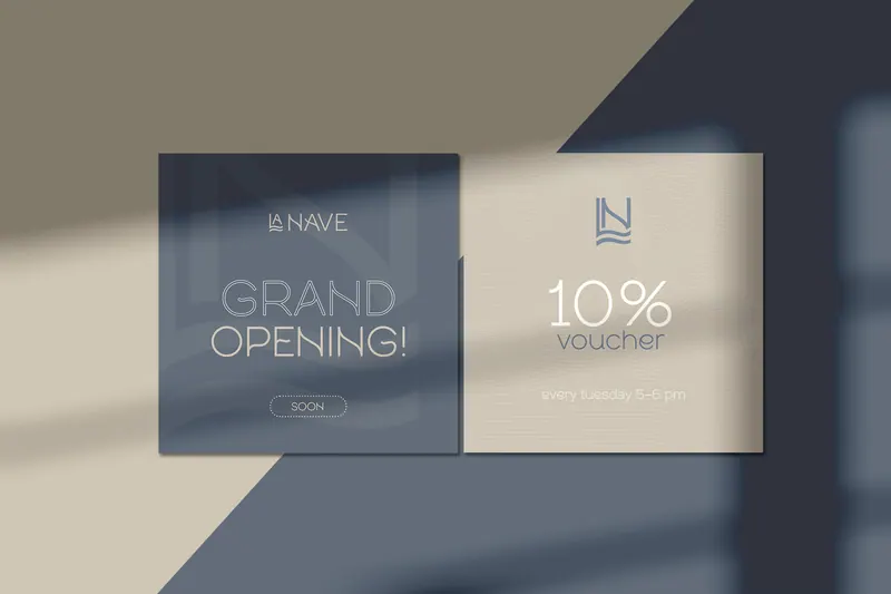 La Nave identity, application 1 of 28