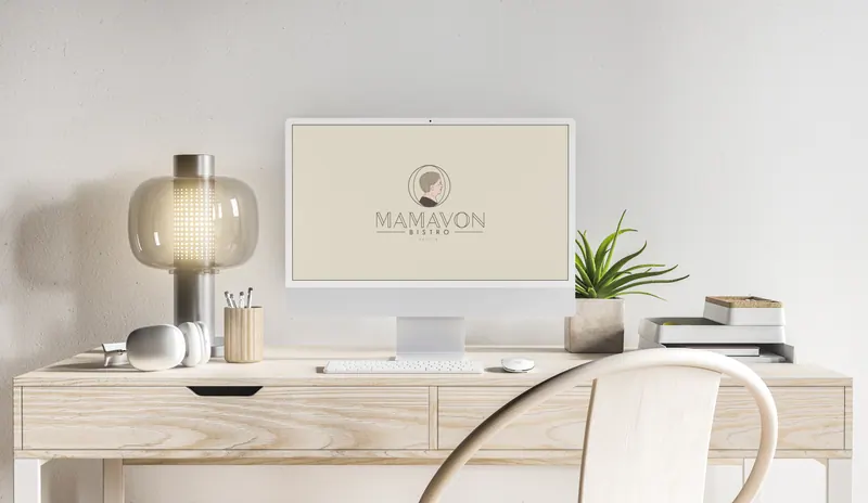 Mamavon Bistro identity, application 12 of 16