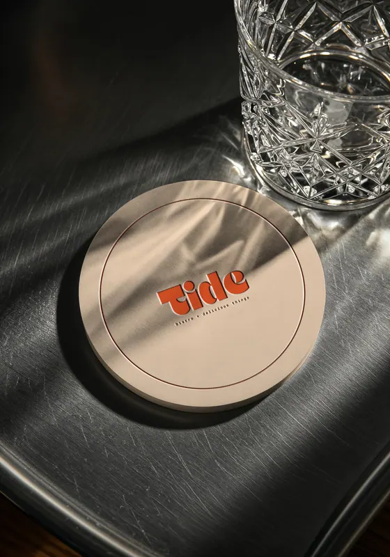Tide Bistro identity, application 3 of 12